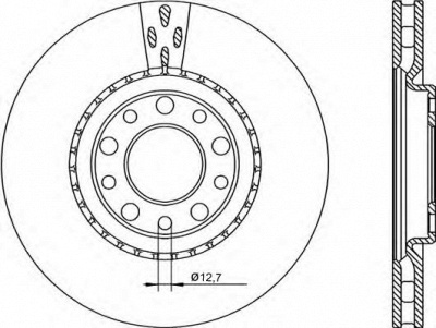 OPEN PARTS bdr225320 -  Тормозной диск